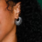 Radiant Rise Hoops in Platinum