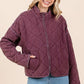 Mineral Wash Quilted Cotton Jacket