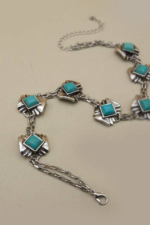 Meet Me Out West Turquoise Choker