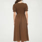 Nadine Puff Sleeve Midi Dress