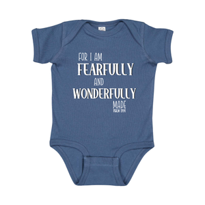 Wonderfully Made Baby Gift Boy Infant Onesie Bodysuit