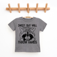 Sweet But Will Throw Hands Youth & Toddler Graphic Tee
