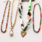 Jayla Multi Colored Beaded Stone Necklace
