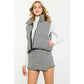 Houndstooth Puff Vest