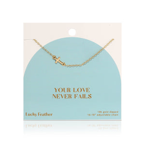 Faith Collection Necklace - Your Love Never Fails