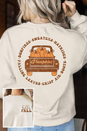 Hello Fall Pumpkin Sweatshirt