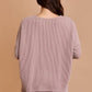 SALE Long Sleeve Crew Neck Top and Shorts