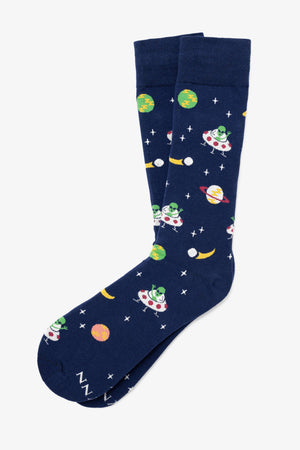 We Come in Peace - Alien Planet Cotton Sock Alynn