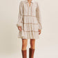 Romantic Toile Mini Dress