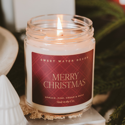 Merry Christmas 9 oz Soy Candle