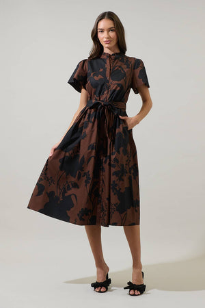 Somerton Floral Midi Dress