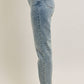 Vintage Wash Double Roll Cuff Boyfriend