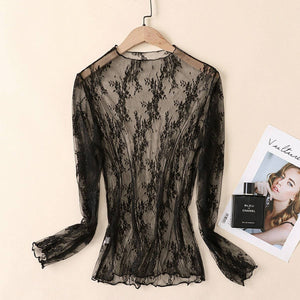 Long Sleeve Lace Top