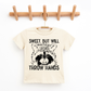 Sweet But Will Throw Hands Youth & Toddler Graphic Tee