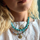 Joan Multi Color Beaded Stone Necklace || Choose Color