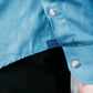 Liam Denim Blue Untuckable Classic Fit Dress Shirt by Alynn