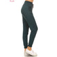 Plus Size Buttery Soft Solid Joggers with Drawstring