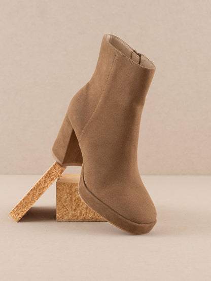 SALE The Lima Brown | Platform Bootie