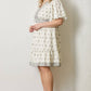 PLUS Border Print Knee Length Dress