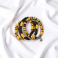 Black and Gold Game Day Bracelet Stack