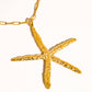 SALE Suki 18K Gold Non-Tarnish Statement Star Necklace