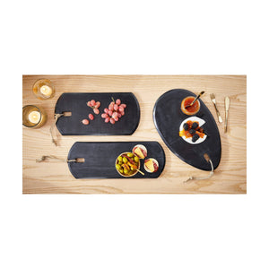 Black Marble Serving Board - Black