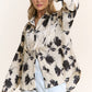 The Reba Floral Fringe Button Up Blouse