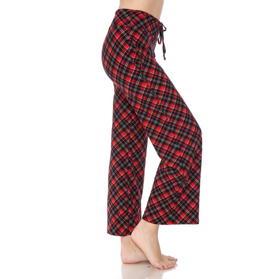 Buttery Soft Print Pajama Pants with Drawstring