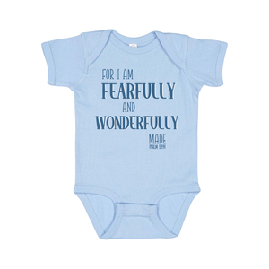 Wonderfully Made Baby Gift Boy Infant Onesie Bodysuit