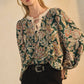Plus Floral Printed Blouse