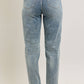 Vintage Wash Double Roll Cuff Boyfriend