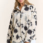The Reba Floral Fringe Button Up Blouse